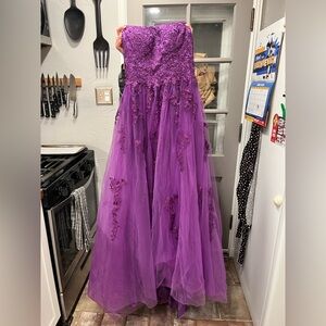 Elegant Purple Gown